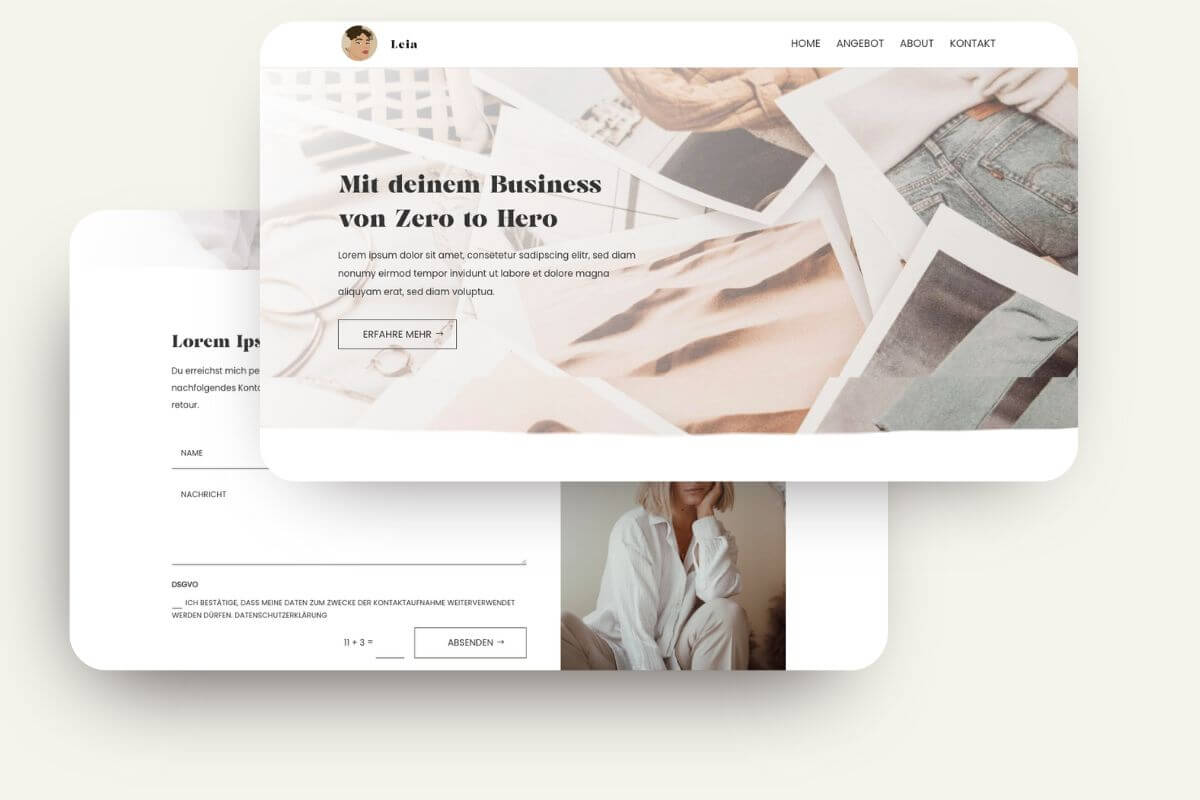 Website-Mockup